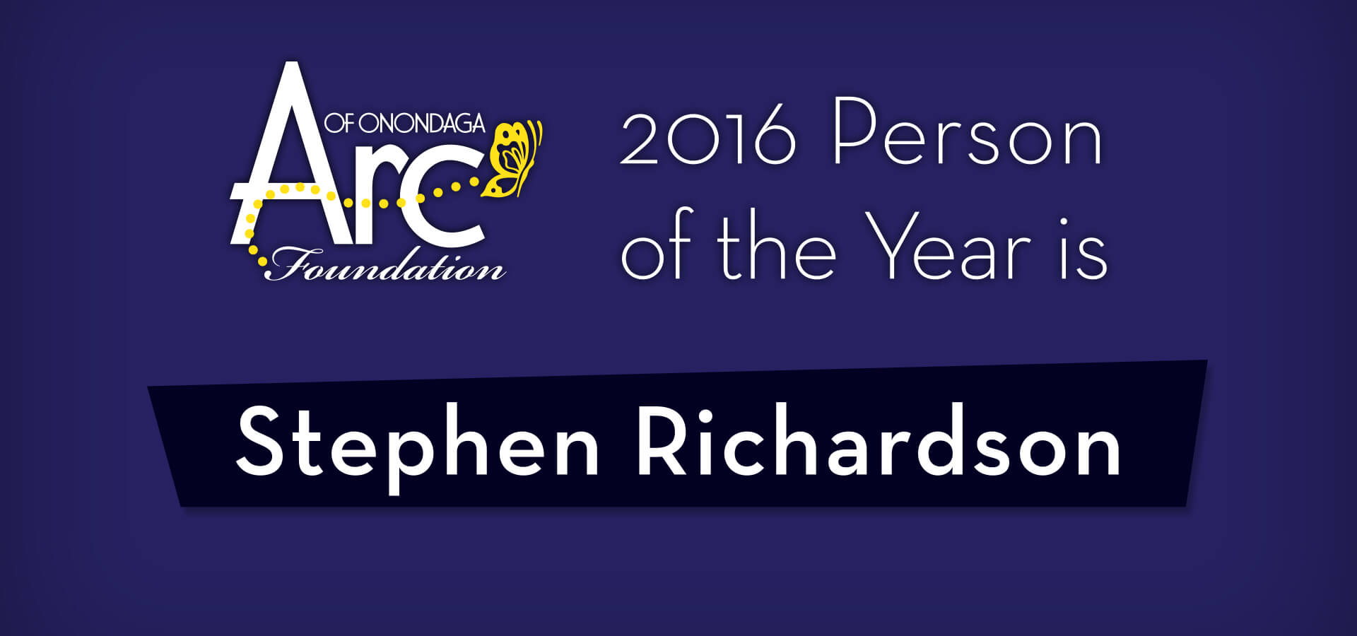 Arc of Onondaga Person of the Year Award 2016 Video