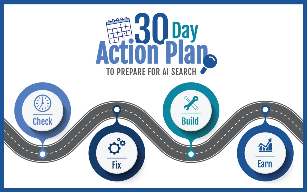 AI search 30 day action plan for local business owners